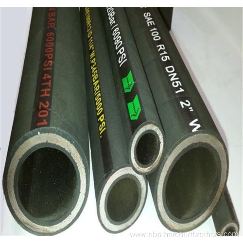 r15 large diameter oil drum discharge hydraulic rubber hose